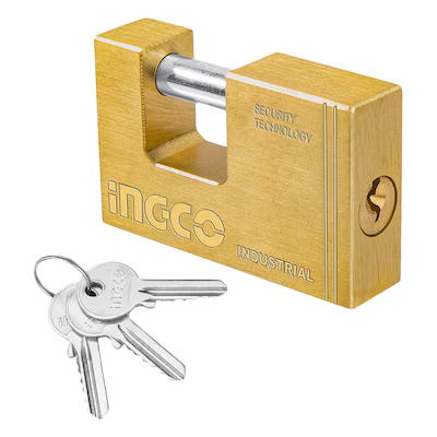 Ingco Brass Block Padlock